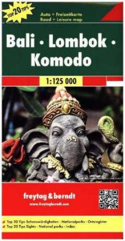 Tiskovina Bali-Lombok-Komodo 1:125 000 