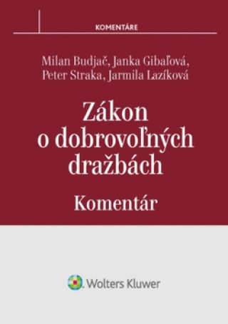 Книга Zákon o dobrovoľných dražbách Milan Budjač