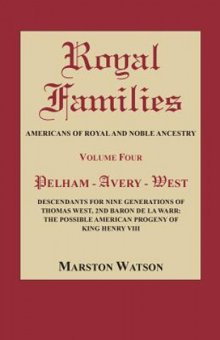 Książka Royal Families MARSTON WATSON