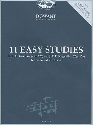 Audio 11 EASY STUDIES FOR PIANO & ORCHESTRA 