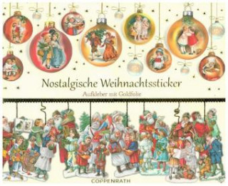 Hra/Hračka Stickerbuch - Nostalgische Weihnachtssticker Barbara Behr