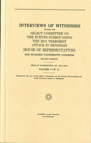 Book INTERVIEWS OF WITNESSES BEFORE House (U S )