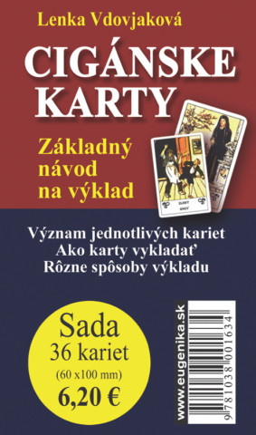 Nyomtatványok Cigánské karty Lenka Vdovjaková