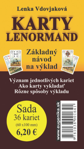 Könyv Karty Lenormand Lenka Vdovjaková