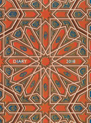 Kalendář/Diář Owen Jones - Alhambra Ceiling Pocket Diary 2018 Flame Tree Studios