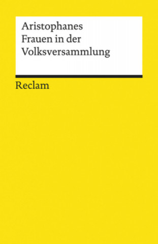 Knjiga Frauen in der Volksversammlung Aristophanes