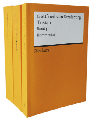 Kniha Tristan, 3 Bde. Gottfried von Straßburg