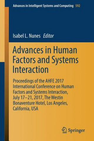 Book Advances in Human Factors and Systems Interaction Isabel L. Nunes