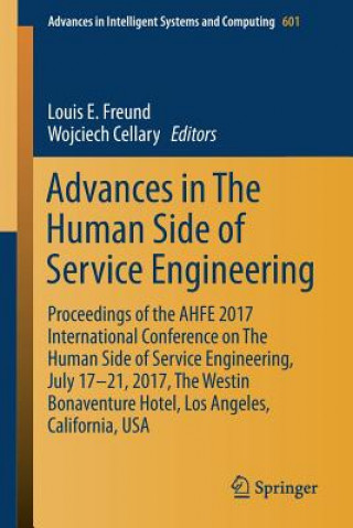 Könyv Advances in The Human Side of Service Engineering Louis E. Freund