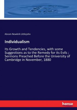 Knjiga Individualism Abram Newkirk Littlejohn