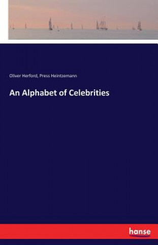 Book Alphabet of Celebrities Oliver Herford