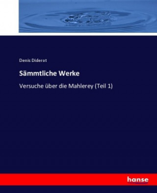 Kniha Sammtliche Werke Denis Diderot