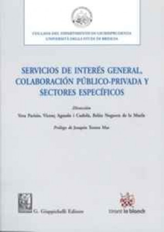 Könyv Servicios de interés general, colaboración público privada y sectores específicos 