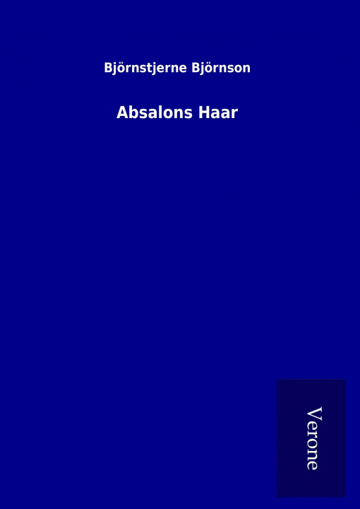 Kniha Absalons Haar Björnstjerne Björnson