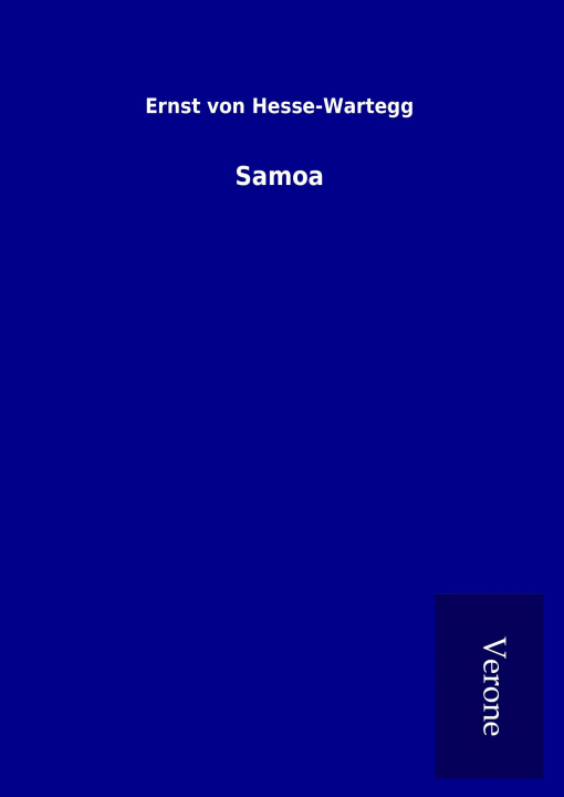 Carte Samoa Ernst von Hesse-Wartegg