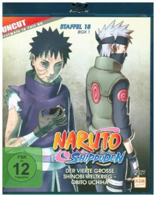 Videoclip Naruto Shippuden - Der vierte große Shinobi Weltkrieg - Obito Uchiha. Staffel.18.1, 2 Blu-ray Seiji Morita