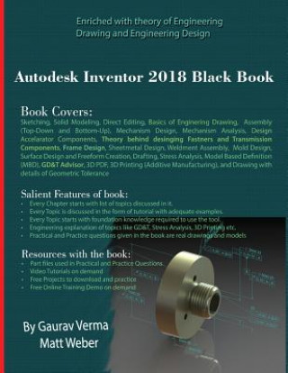 Knjiga Autodesk Inventor 2018 Black Book Gaurav Verma