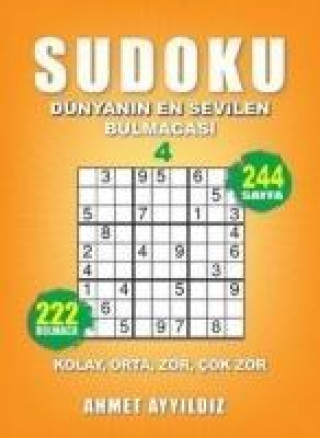 Könyv Sudoku Dünyanin En Sevilen Bulmacasi 4 Ahmet Ayyildiz