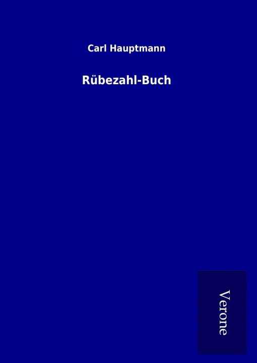 Kniha Rübezahl-Buch Carl Hauptmann