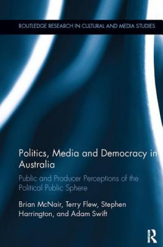 Książka Politics, Media and Democracy in Australia Brian McNair