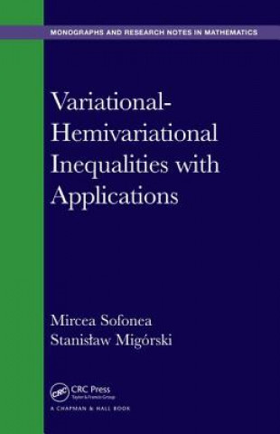Book Variational-Hemivariational Inequalities with Applications SOFONEA