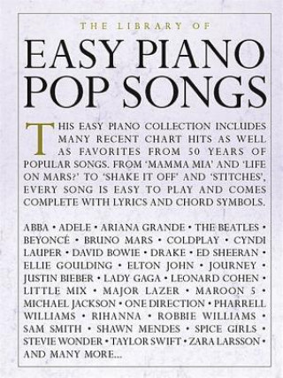 Carte Library Of Easy Piano Pop Songs Hal Leonard Publishing Corporation