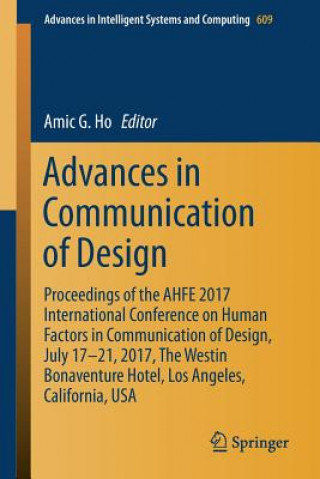 Livre Advances in Communication of Design Amic G. Ho