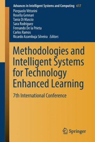 Könyv Methodologies and Intelligent Systems for Technology Enhanced Learning Pierpaolo Vittorini