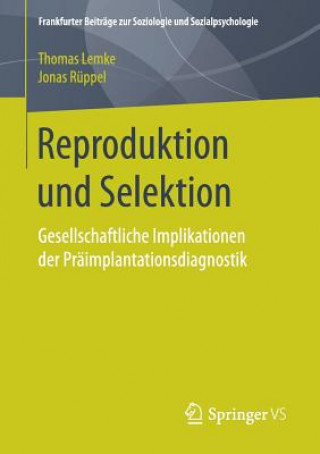 Könyv Reproduktion Und Selektion Thomas Lemke