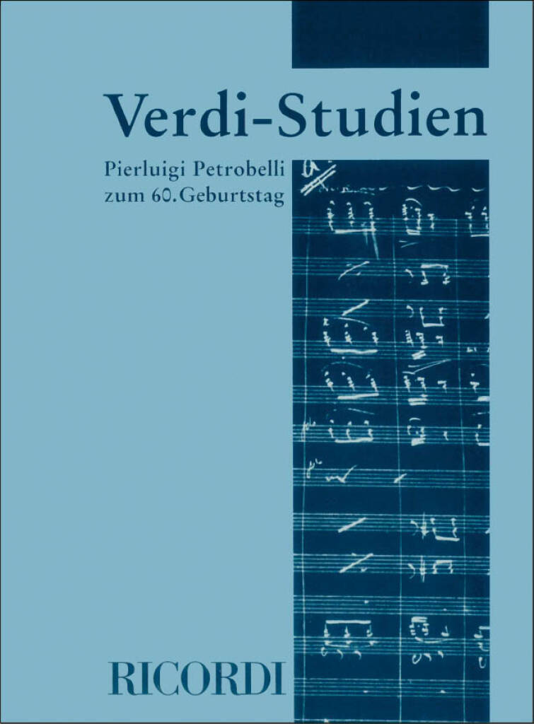 Knjiga VERDISTUDIEN P. PETROBELLI