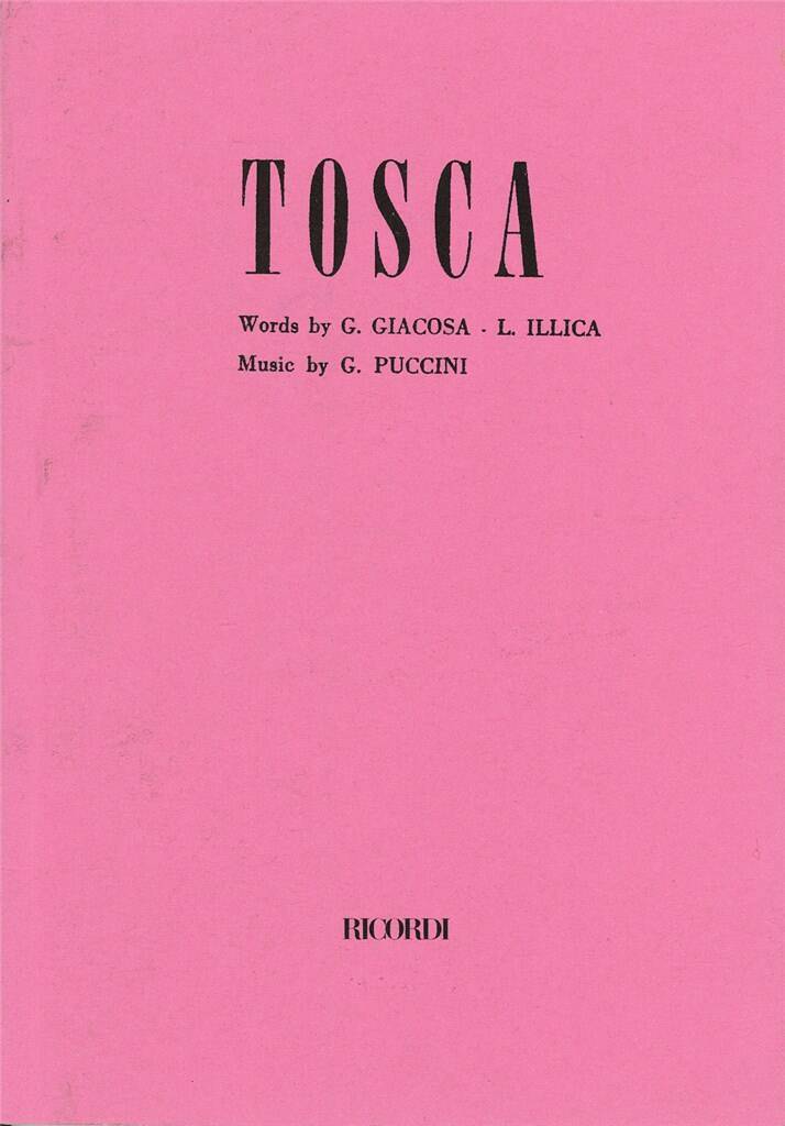 Knjiga TOSCA GIACOMO PUCCINI