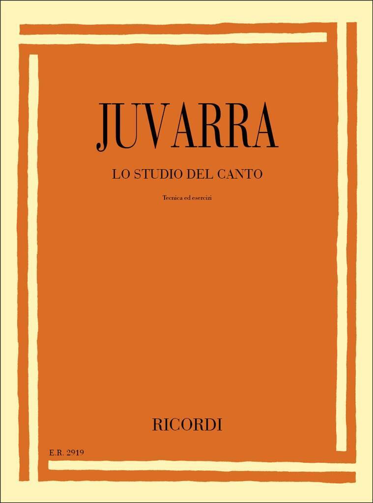 Libro LO STUDIO DEL CANTO ANTONIO JUVARRA