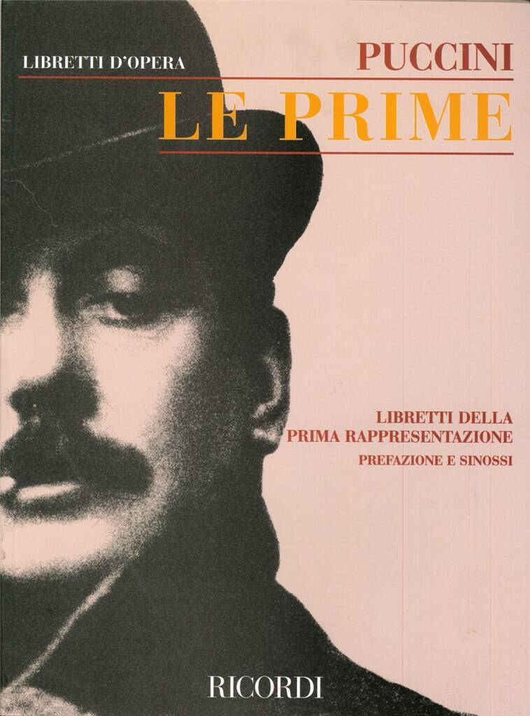 Livro LE PRIME GIACOMO PUCCINI