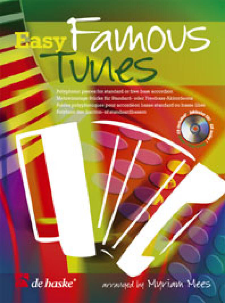 Knjiga EASY FAMOUS TUNES FOR ACCORDION MYRIAM MEES