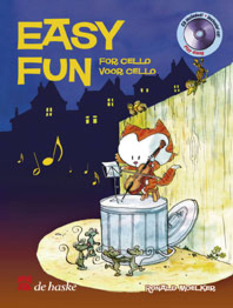 Boek EASY FUN FOR CELLO RONALD MOELKER