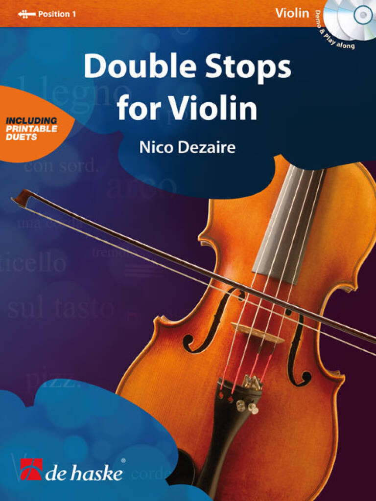 Kniha DOUBLE STOPS FOR VIOLIN EN NICO DEZAIRE