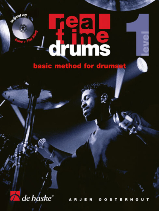 Boek Real Time Drums 1 (NL) ARJEN OOSTERHOUT
