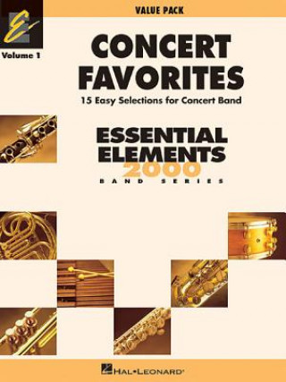 Kniha Concert Favorites Vol. 1 - Value Pak: Value Pack (37 Part Books with Conductor Score and CD) Hal Leonard Corp