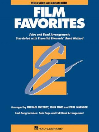 Book Film Favorites: Percussion Hal Leonard Corp