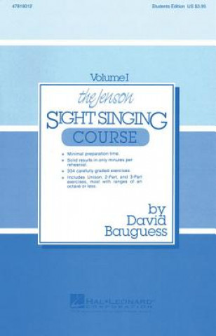 Książka The Jenson Sight Singing Course (Vol. I) David Bauguess