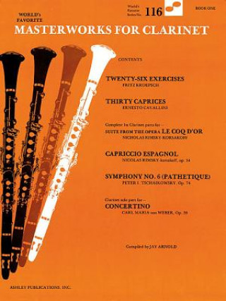 Knjiga Masterworks for Clarinet Book 1 116 Worlds Favorite Hal Leonard Corp