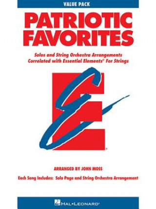 Carte Patriotic Favorites for Strings: Value Pack (24 Part Books, Conductor Score and CD) John Moss
