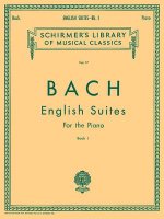 English Suites - Book 1: Piano Solo