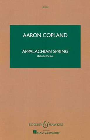 Carte Appalachian Spring: Score Aaron Copland