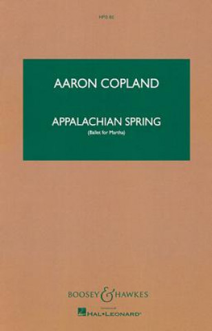 Kniha Appalachian Spring: Score Aaron Copland