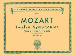 Kniha 12 SYMPHONIES - BK 1 NOS 1-6 Wolfgang Amadeus Mozart