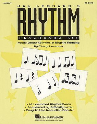 Carte Hal Leonard's Rhythm Flashcard Kit Cheryl Lavender