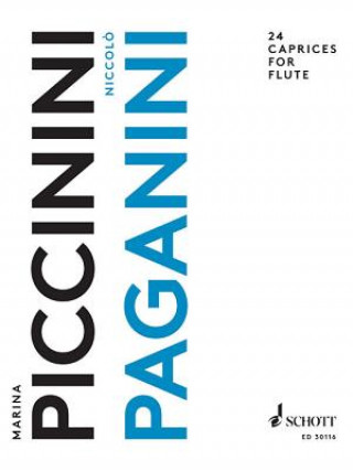 Książka 24 Caprices for Flute Nicolo Paganini