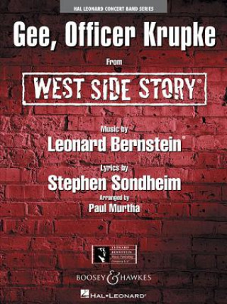 Carte Gee, Officer Krupke (from West Side Story) Leonard Bernstein