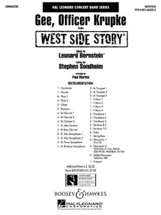 Carte Gee, Officer Krupke (from West Side Story) Leonard Bernstein